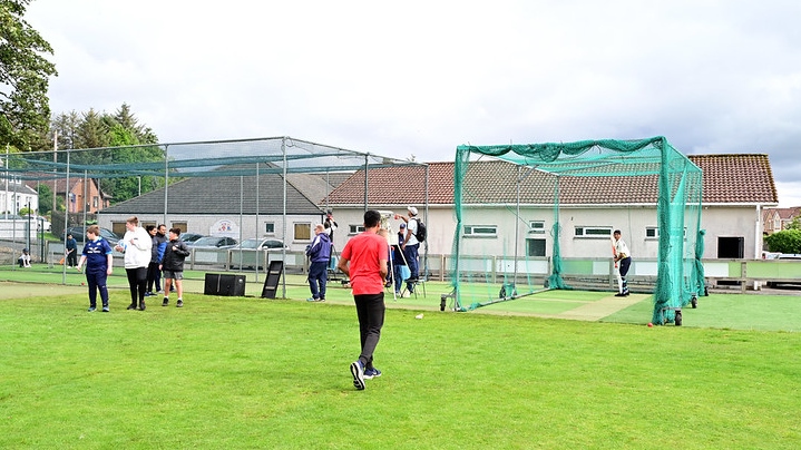 Scotland’s future cricketing stars test their skills.