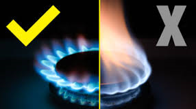 Check your flame is crisp and blue, yellow and floppy could kill you