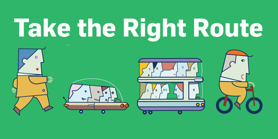 Take the Right Route logo